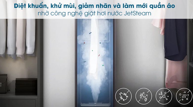 Tủ chăm sóc quần áo AirDresser Samsung - JetSteam