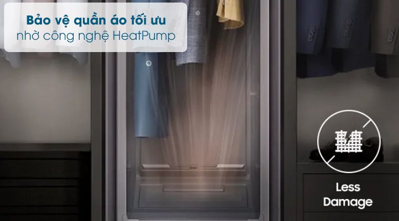 Tủ chăm sóc quần áo AirDresser Samsung - HeatPump