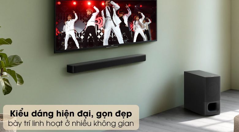 Loa thanh soundbar Sony 2.1 HT-S350 320W - Thiết kế