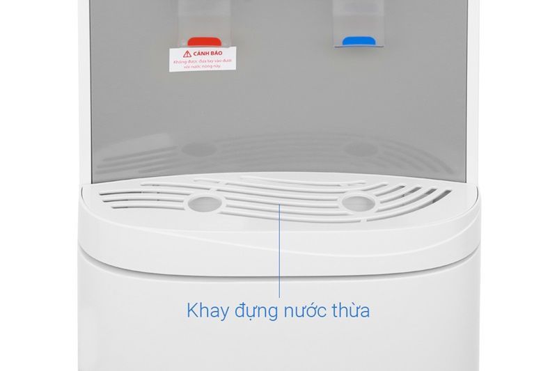 Khay hứng nước thừa ngăn nước rơi, đổ xung quanh cây nước - Cây nước nóng lạnh Toshiba RWF-W1664TV(W1)