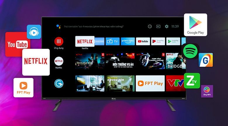 Smart Tivi Casper 4K 55 inch 55UG6100 - Android 9