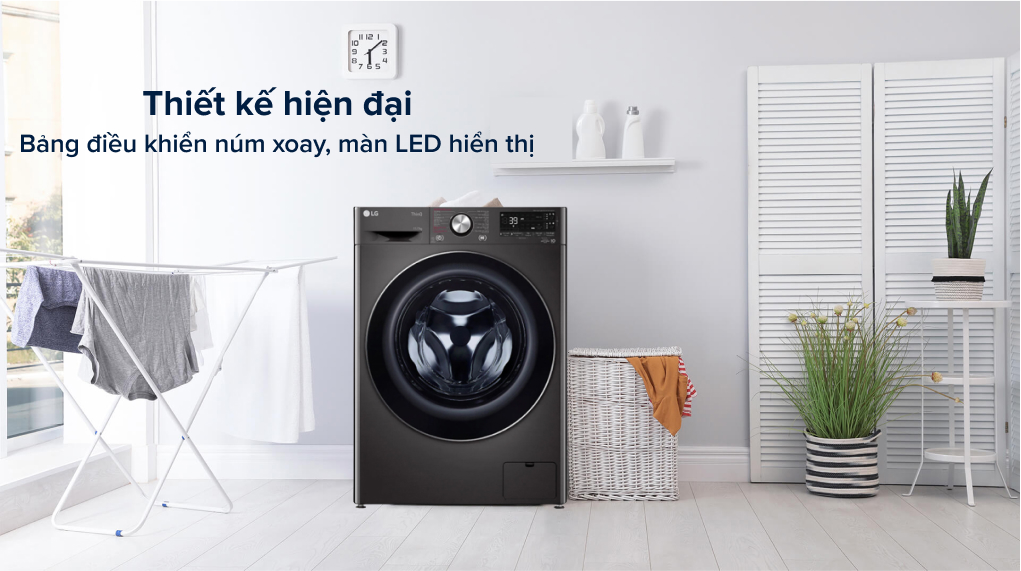 Máy giặt sấy LG Inverter 11 kg FV1411H3BA - Tổng quan thiết kế