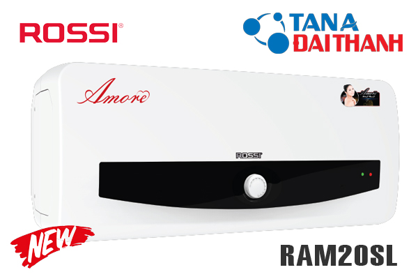 Bình nóng lạnh Rossi 20l ngang RAM20SL Amore