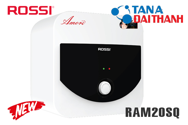 Bình nóng lạnh Rossi 20l vuông RAM20SQ Amore