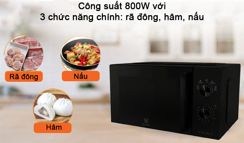 Electrolux EMM20K22B 3 chức năng