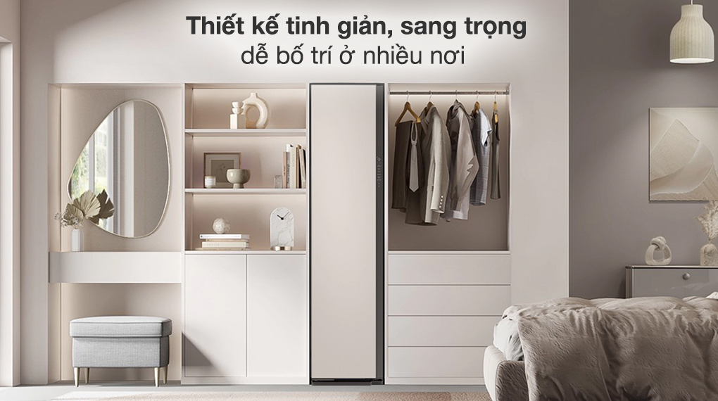 Tủ Chăm Sóc Quần Áo Thông Minh Samsung DF60A8500EG/SV - Tổng quan thiết kế