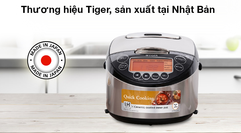 Xuất xứ Nhật Bản - Nồi cơm điện Cao tần Tiger 1 lít JKT-D10V