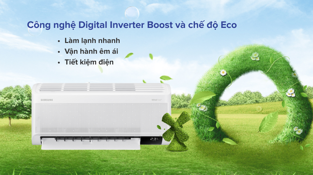 Máy lạnh Samsung Inverter 1 HP AR10CYHAAWKNSV - Công nghệ tiết kiệm điện