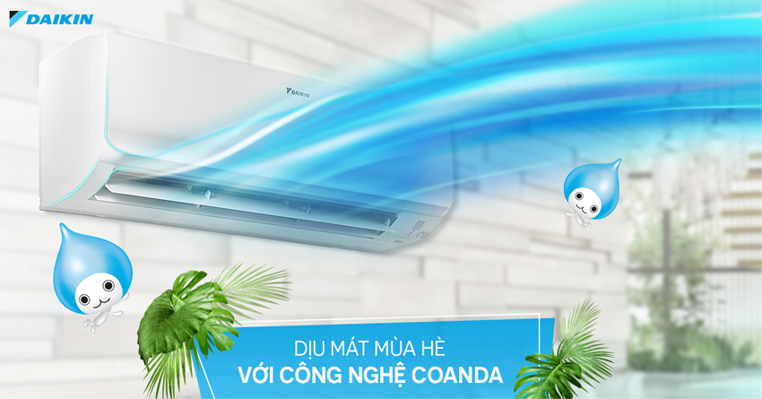 Điều hòa Daikin coanda làm lạnh dễ chịu