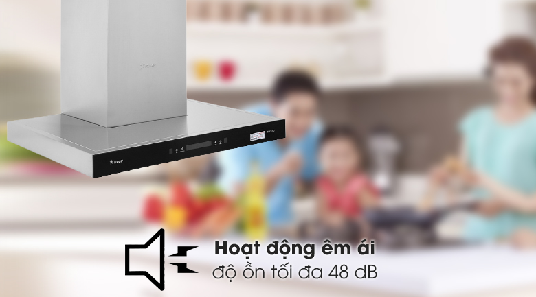 Hoạt động êm ái - Máy hút mùi Pramie TT32-700