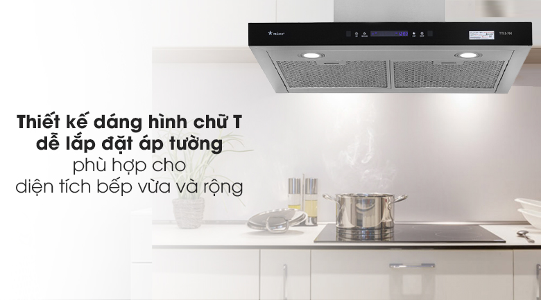 Hiện đại, sang trọng - Máy hút mùi Pramie TT32-700