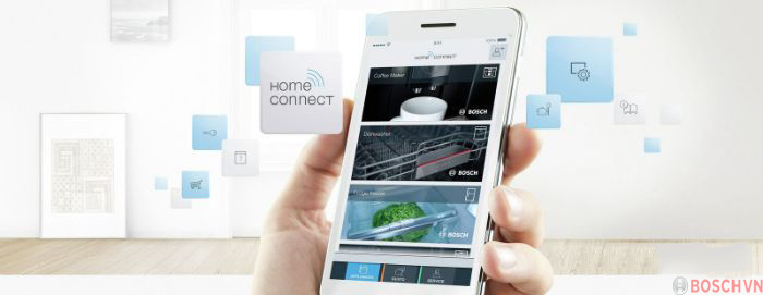 Kết nối Home Connect siêu tiện lợi của máy rửa bát Bosch SMS6ECI07E