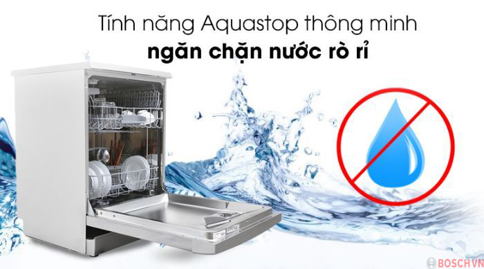 Cảm biến nước tiện lợi của máy rửa bát Bosch