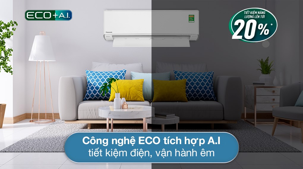 Điều hòa Panasonic Inverter 8700 BTU CU/CS-XU9ZKH-8 - Công nghệ tiết kiệm điện