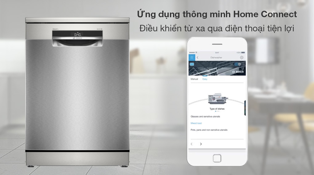 Máy rửa chén độc lập Bosch SMS6ECI11E - Tiện ích