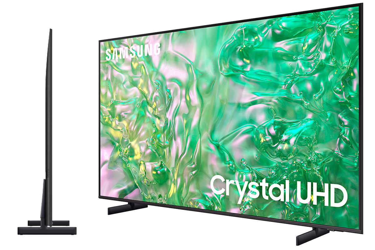 Tivi Samsung 4K 75 Inch UA75DU8000 có kiểu dáng thanh mảnh, sang trọng