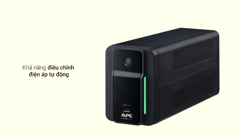 Bộ lưu điện/ UPS APC BVX700LUI-MS 700VA, 230V, AVR, USB Charging Universal Sockets | Nhận biết trạng thái bằng đèn LED
