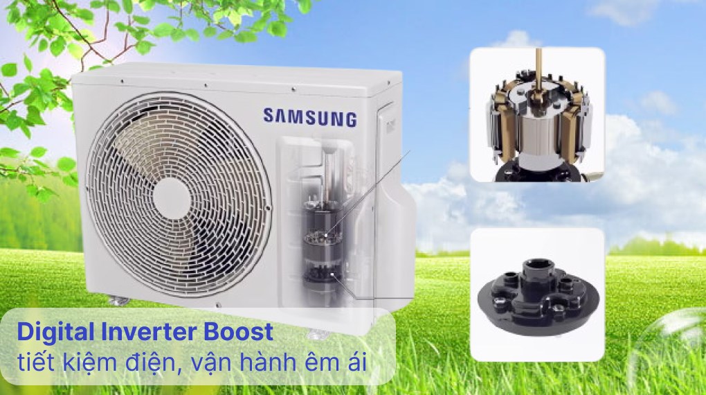 Máy lạnh Samsung Inverter 1 HP AR10DYHZAWKNSV - Thiết kế