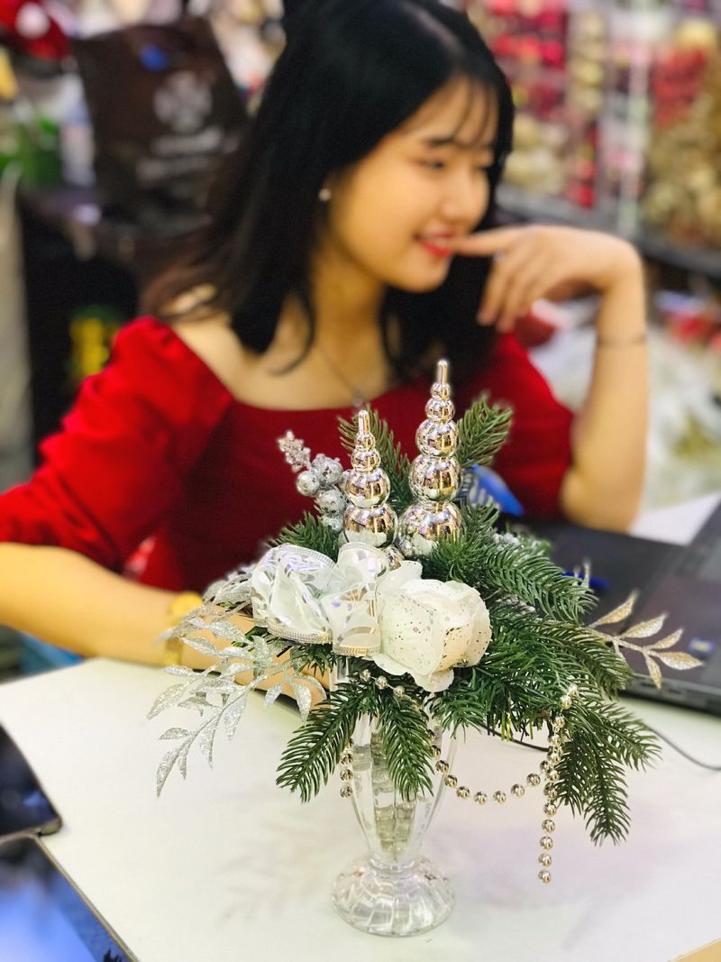 Lọ hoa noel vị biển mã 06