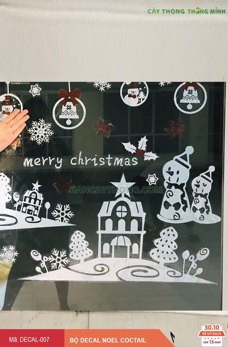 DECAL-007 Decal noel coctail