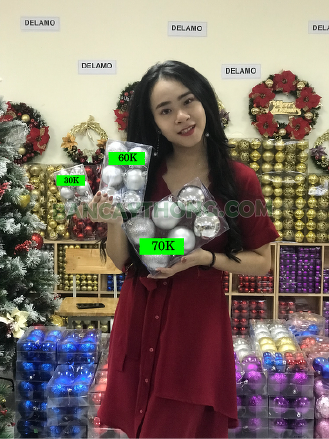 Châu bóng mờ KT (bạc) 95k/10cm; 70k/8cm; 60k/6cm