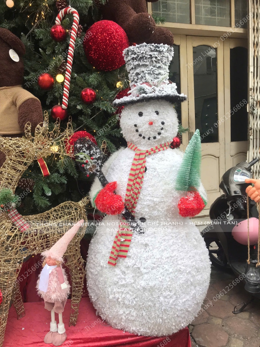 Người tuyết điện 3D có đèn