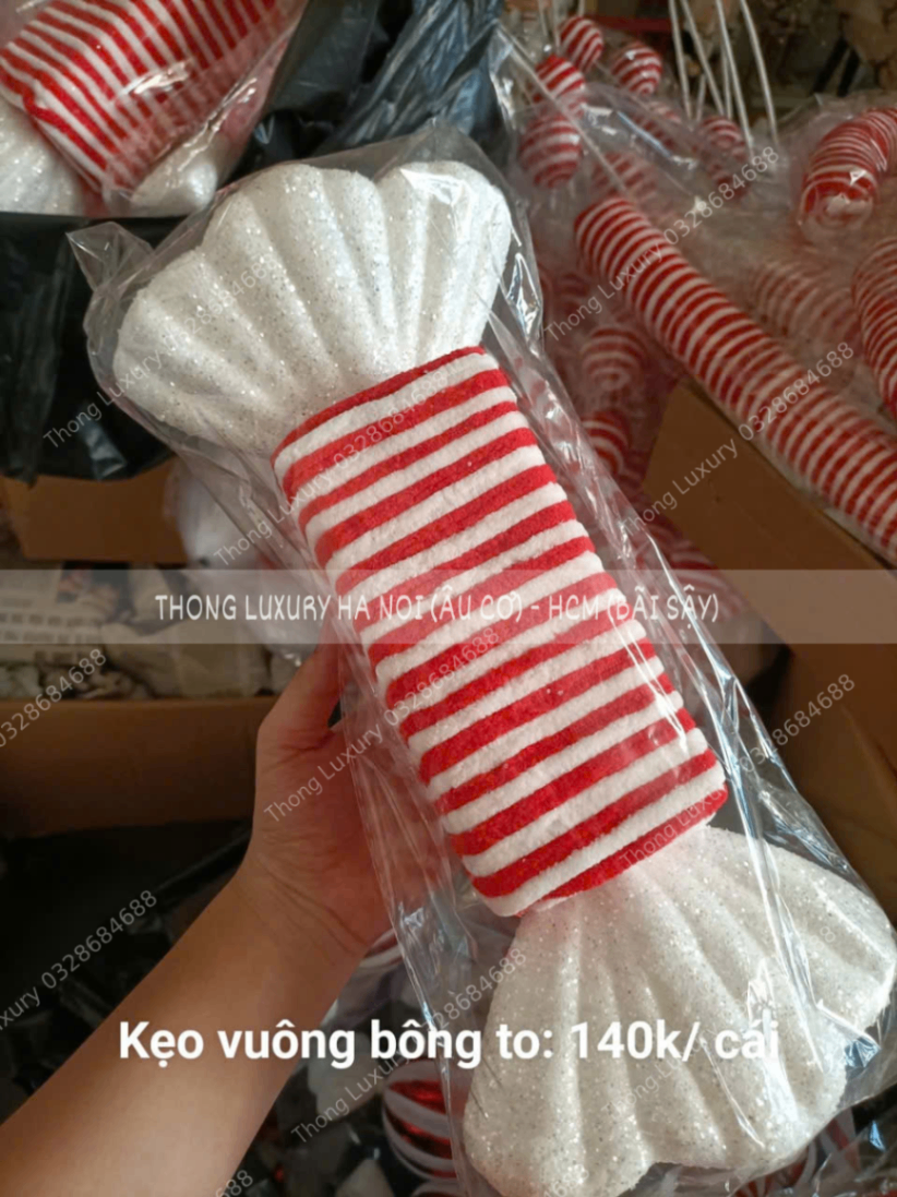 Kẹo vuông bông to