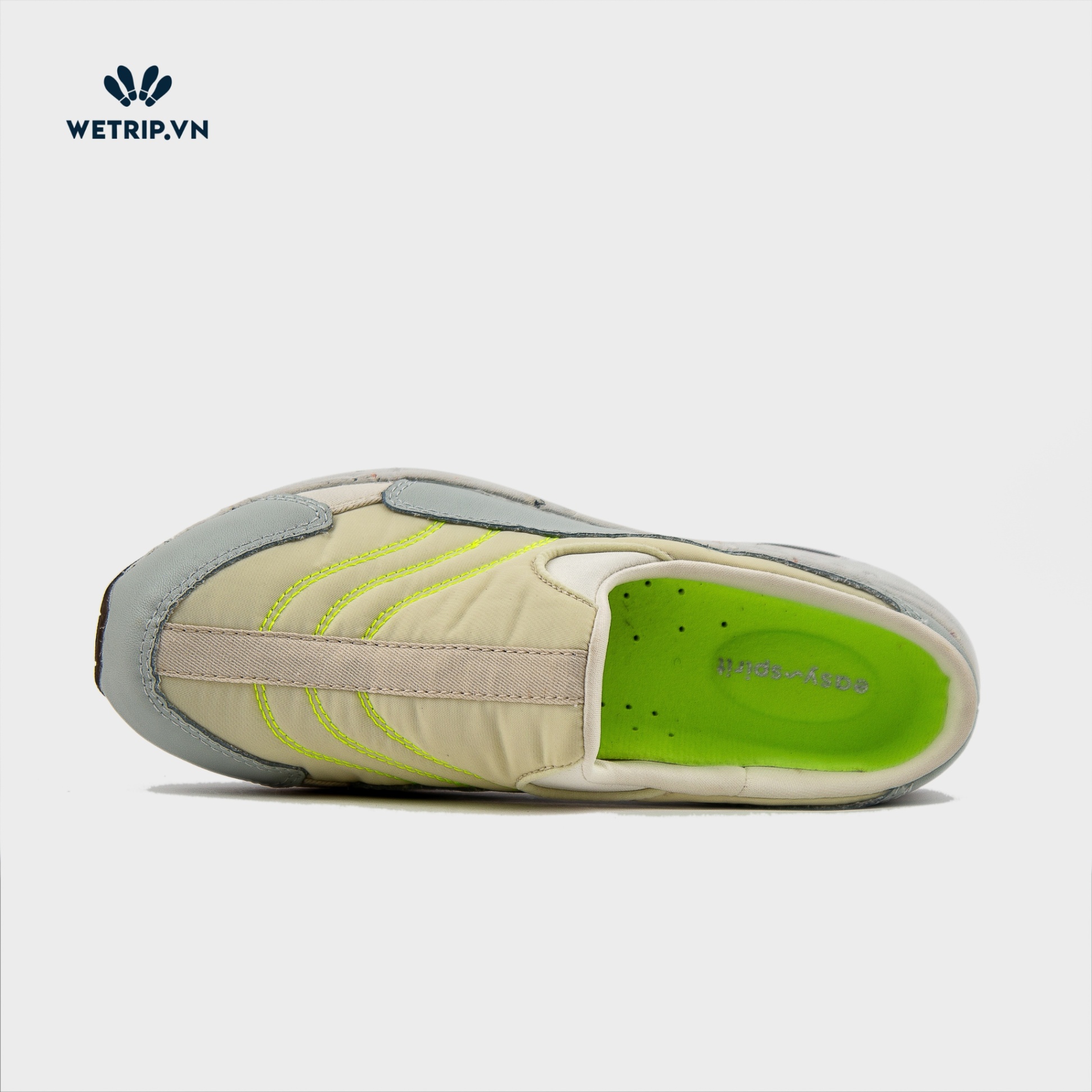 Traveltime clogs Easy Spirit (Xám Lót Neon) (M=W+WW) Mã 003 - A