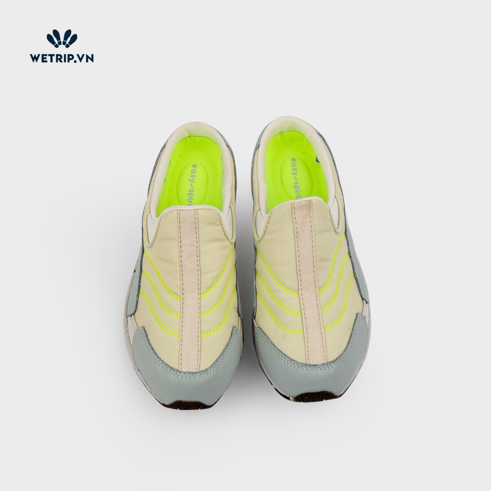 Traveltime clogs Easy Spirit (Xám Lót Neon) (M=W+WW) Mã 003 - A