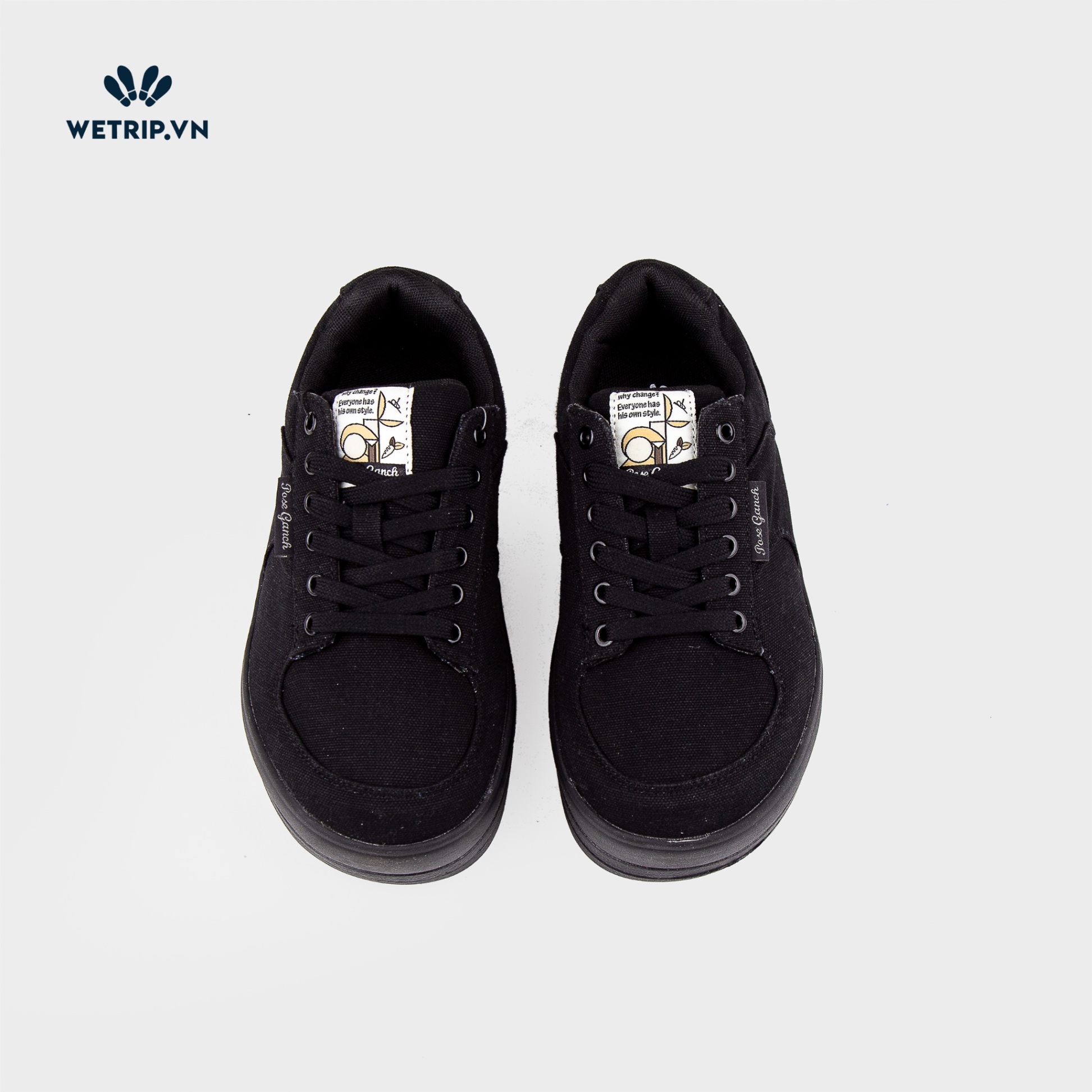 Sneaker Poseganch (Full đen) Mã SN-PSG-005-I