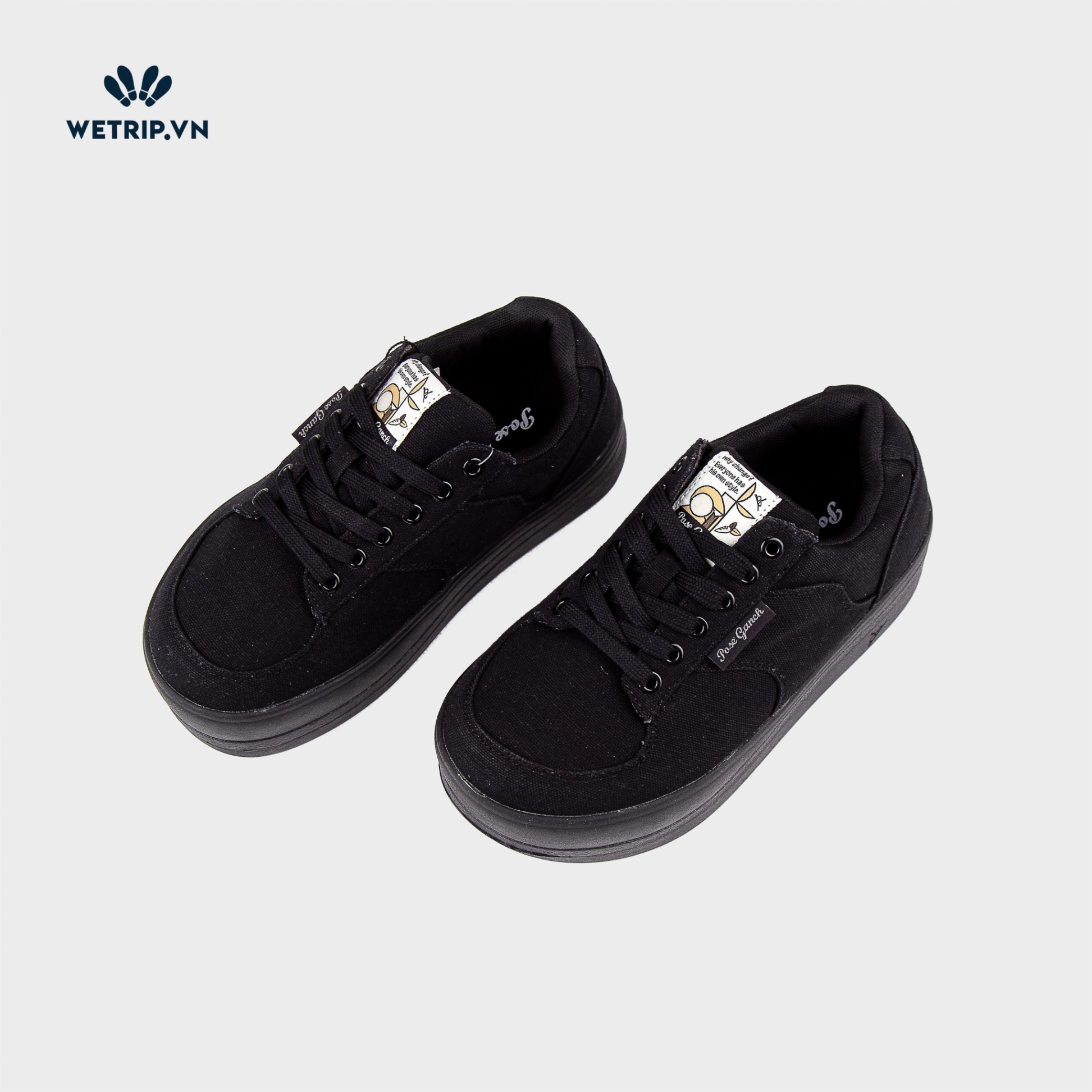 Sneaker Poseganch (Full đen) Mã SN-PSG-005-I