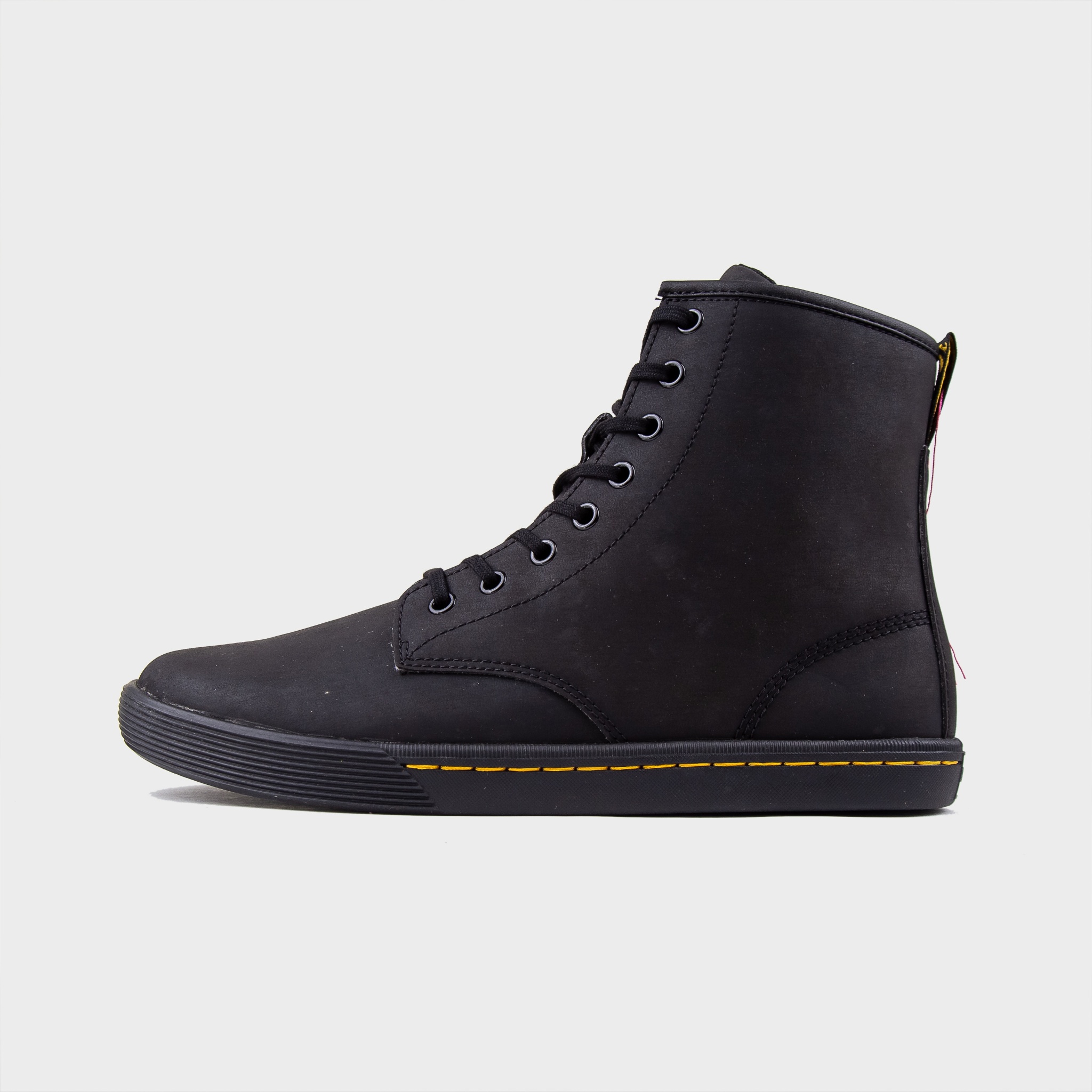 Boots Lửng Đế Bằng Dr.Martens (Màu Đen Cổ Da) Mã 002 - A1