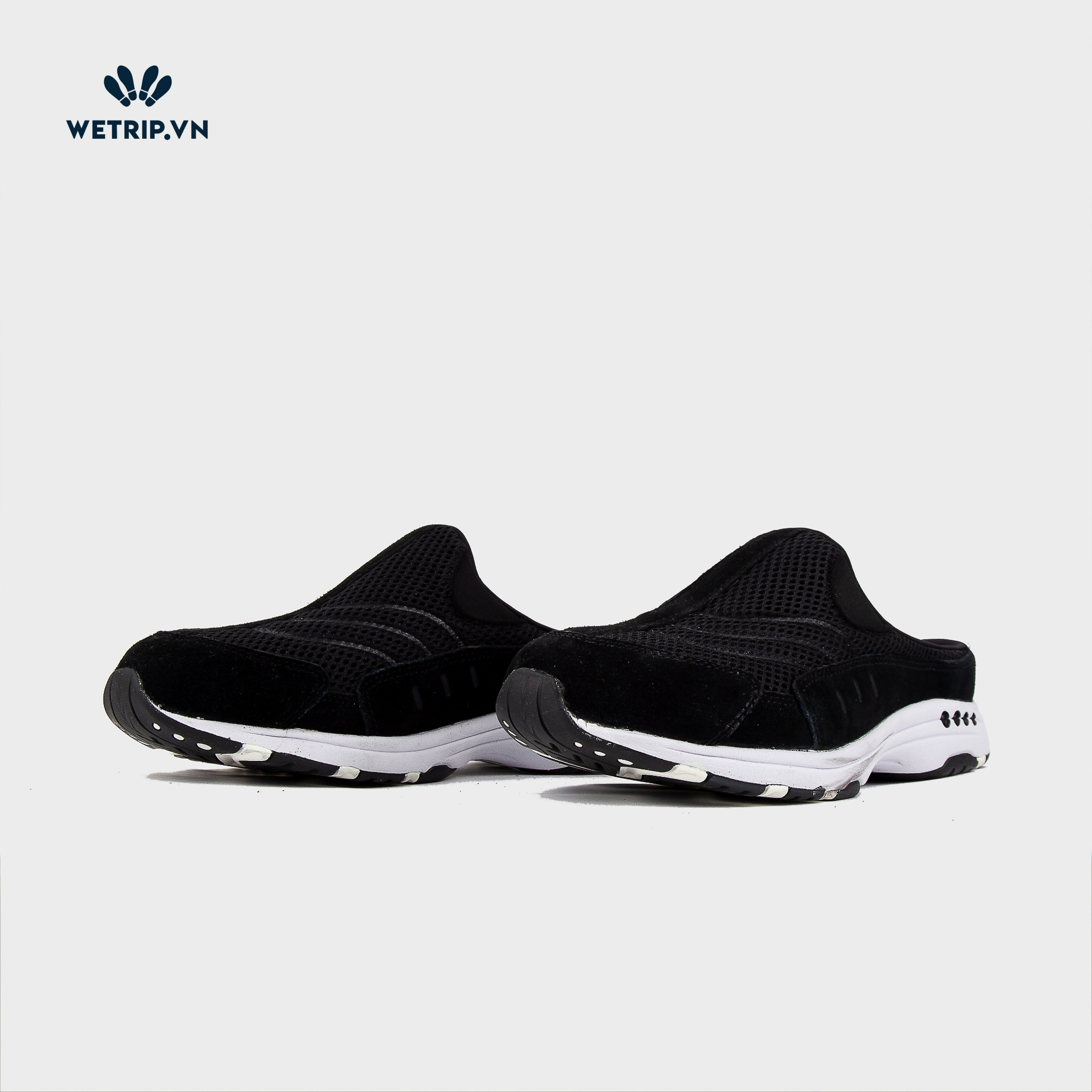 Traveltime clogs Easy Spirit (Đen 3 Kẻ) (M) Mã 003 - C2