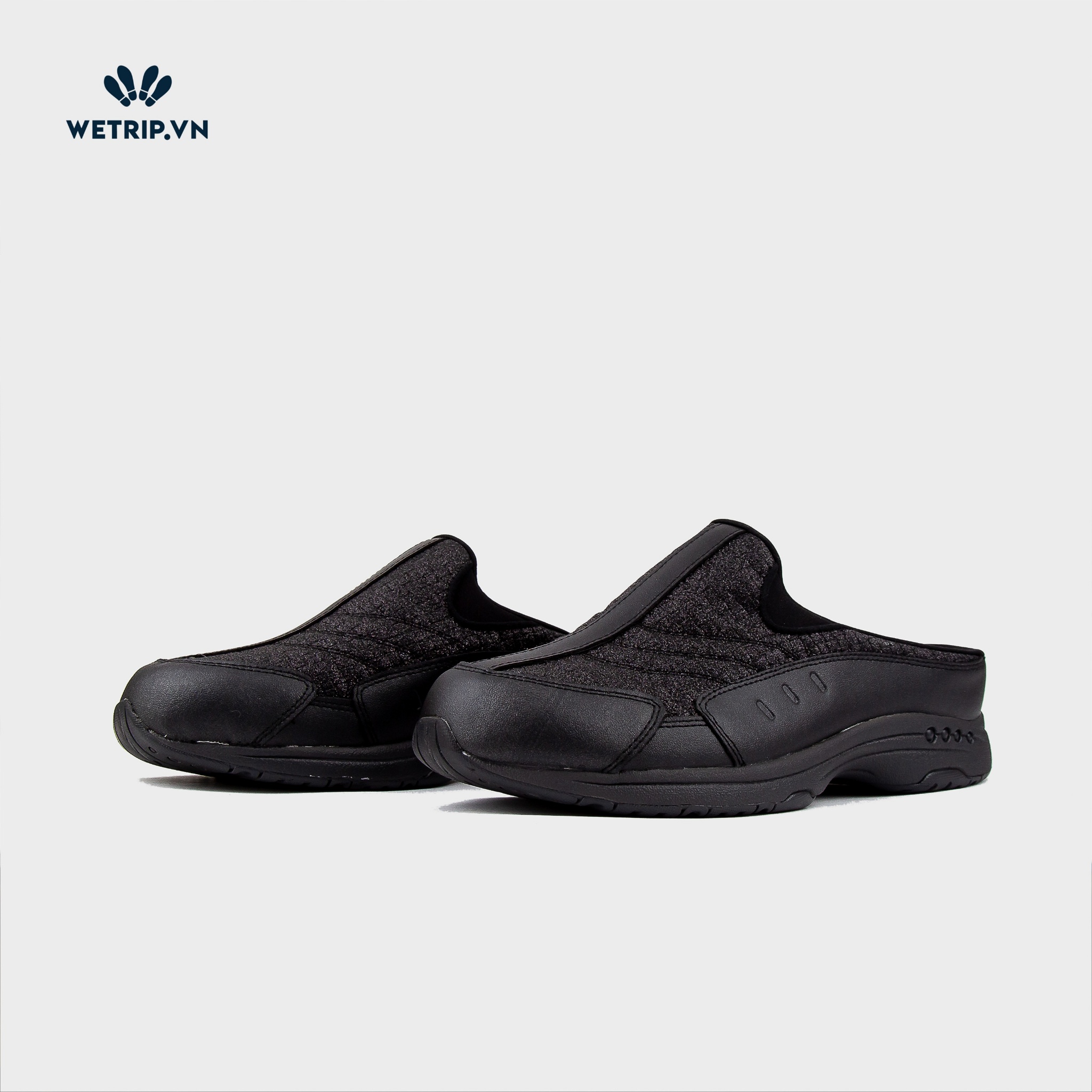 Traveltime clogs Easy Spirit (Màu Đen Kim Tuyến) (M) Mã 003 - G3