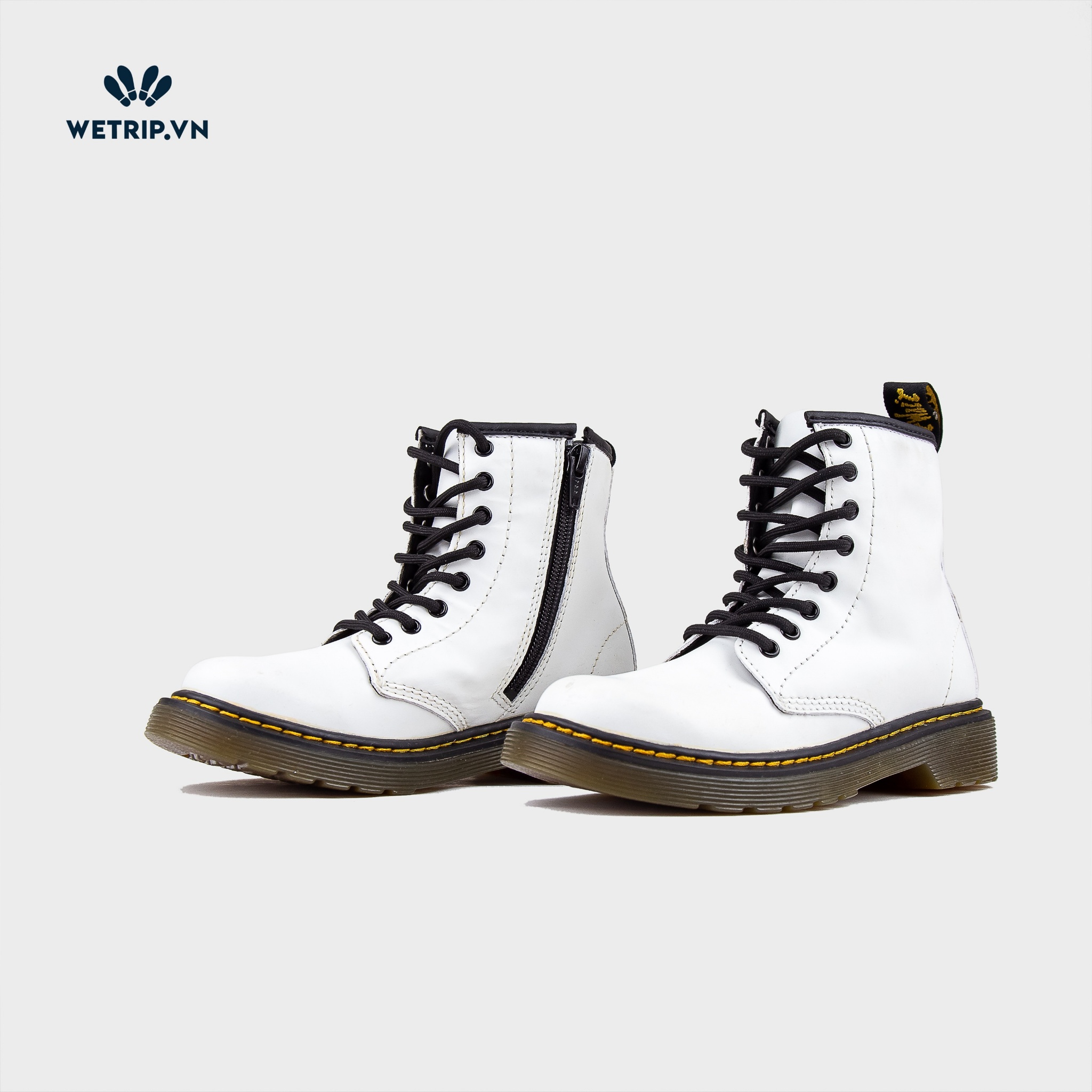 Dr martens 1460 clearance trắng