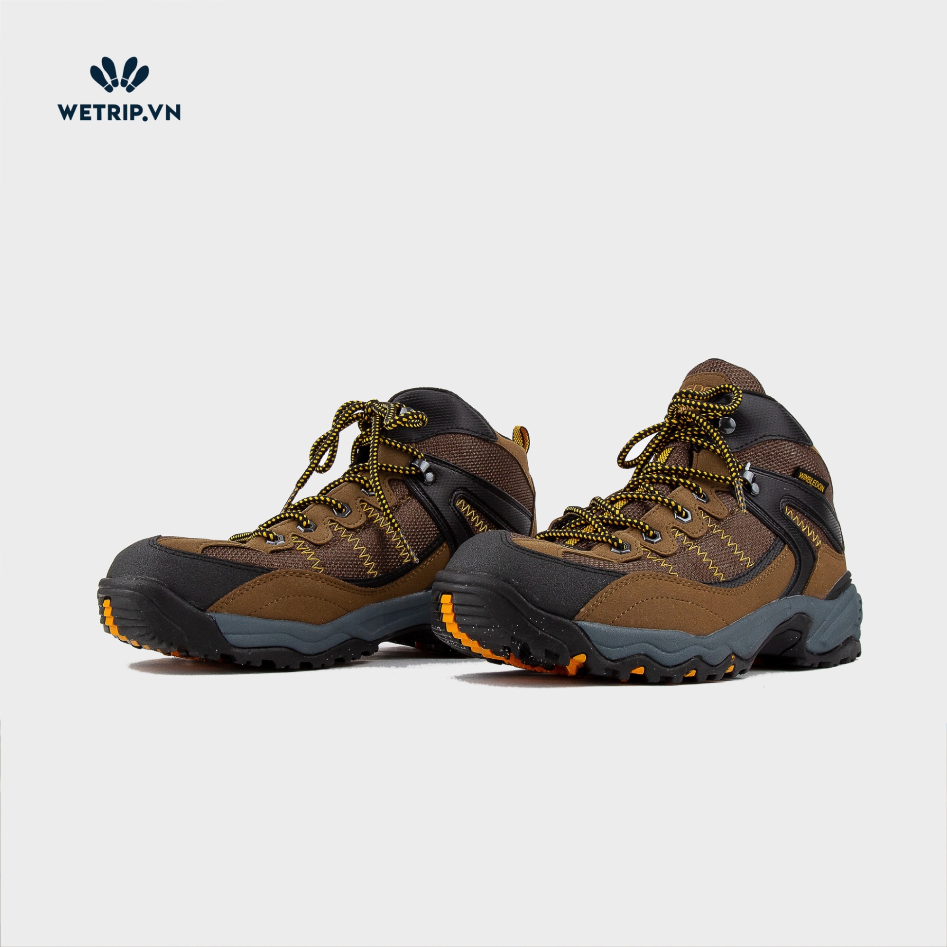 Sneakers Wimbledon (Màu Nâu Cao Cổ) Mã 002 - A