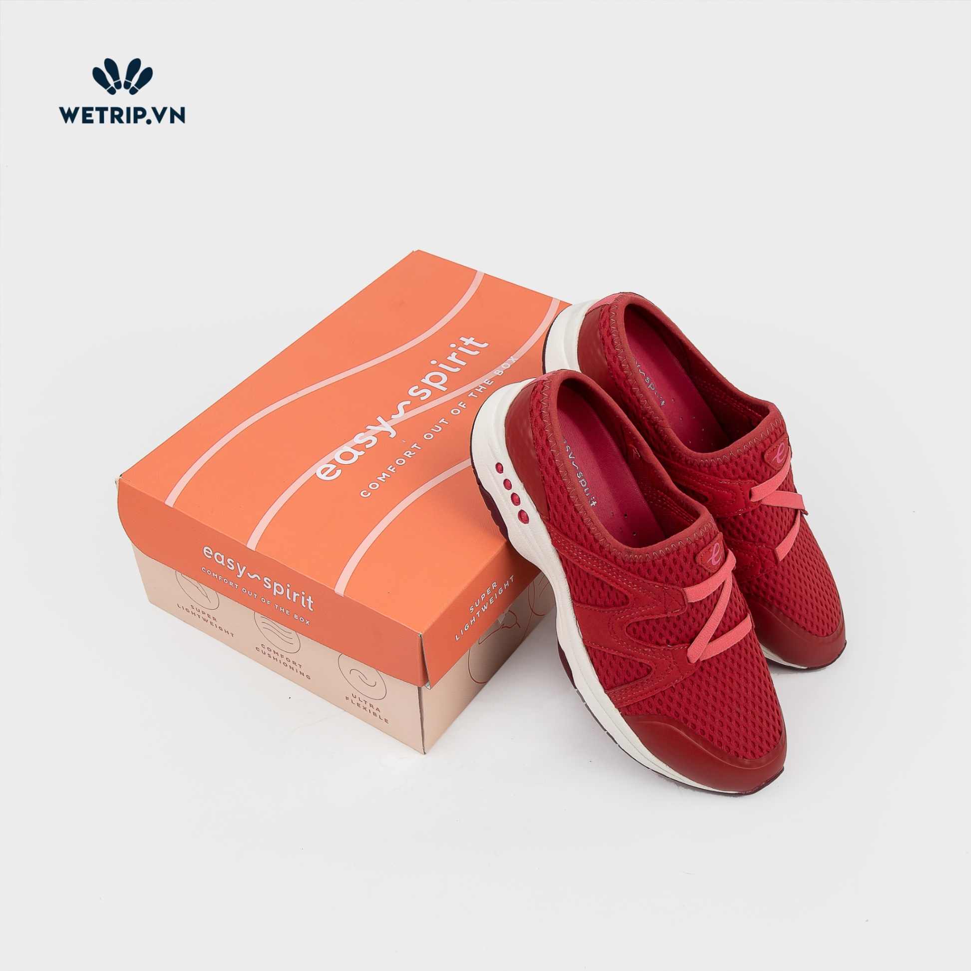 Traveltime clogs Easy Spirit (Đỏ) (W) Mã 014-D