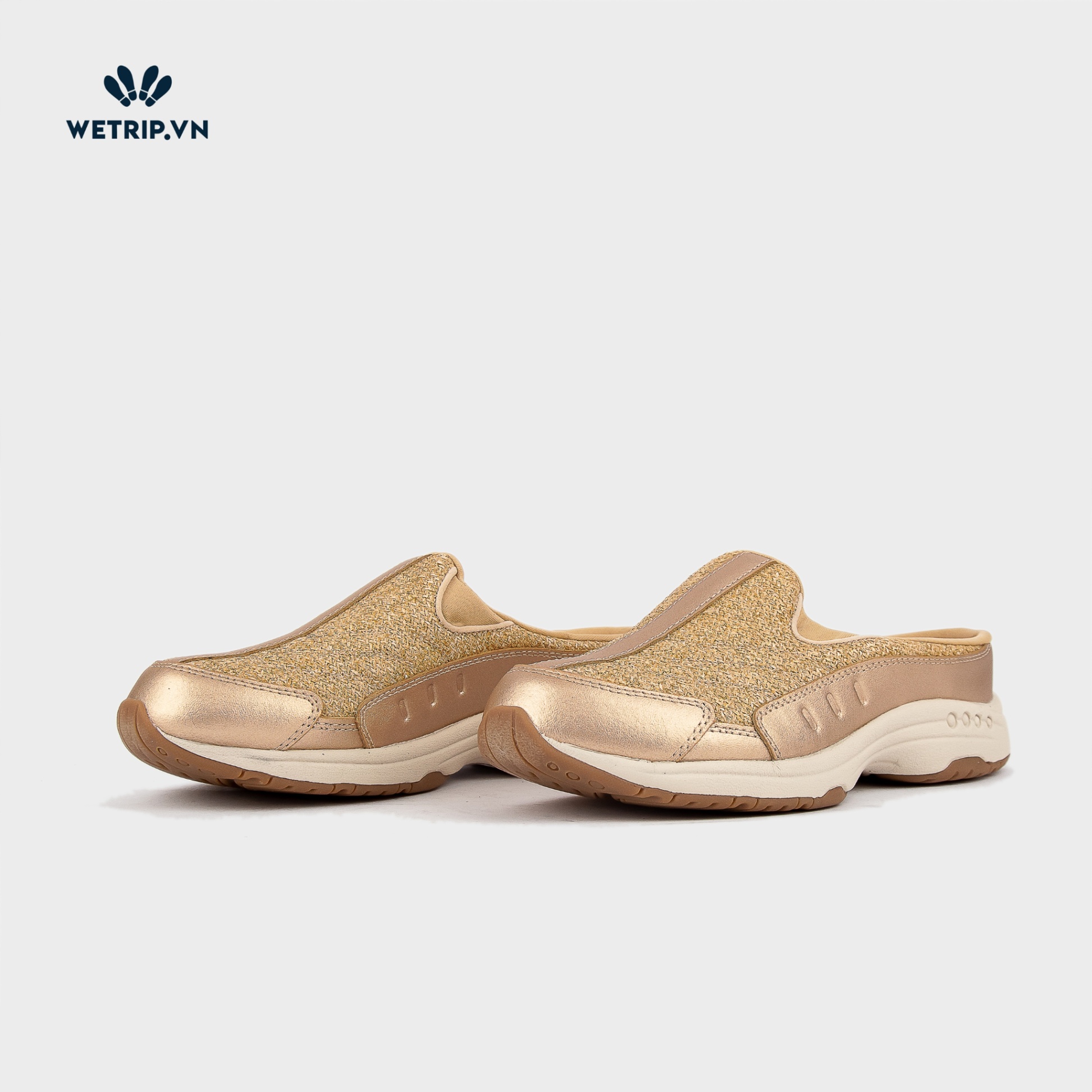 Traveltime clogs Easy Spirit (Đồng Kẻ Trắng) (M) Mã 003-U