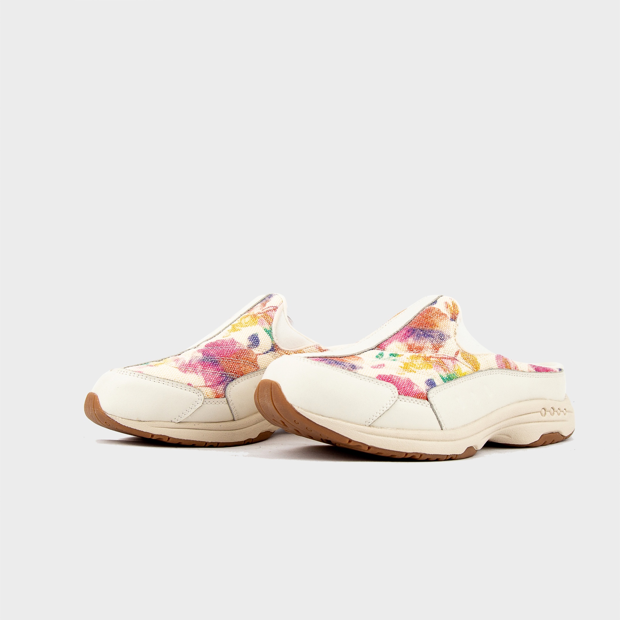 Traveltime clogs Easy Spirit (Trắng Có Hoa) Mã GL-EAS-003-N1-M
