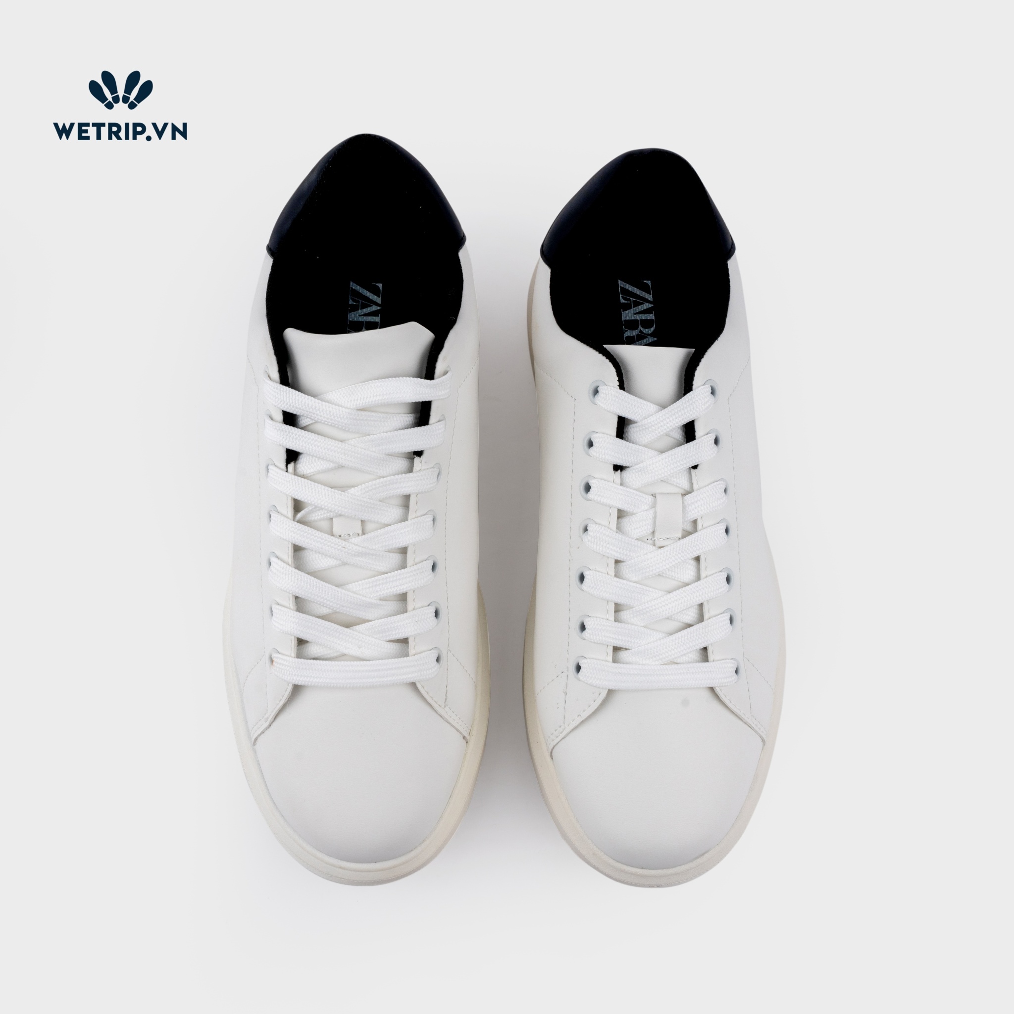 Sneaker We_Zara (Trắng Gót Đen) Mã SN-ZR-016-B