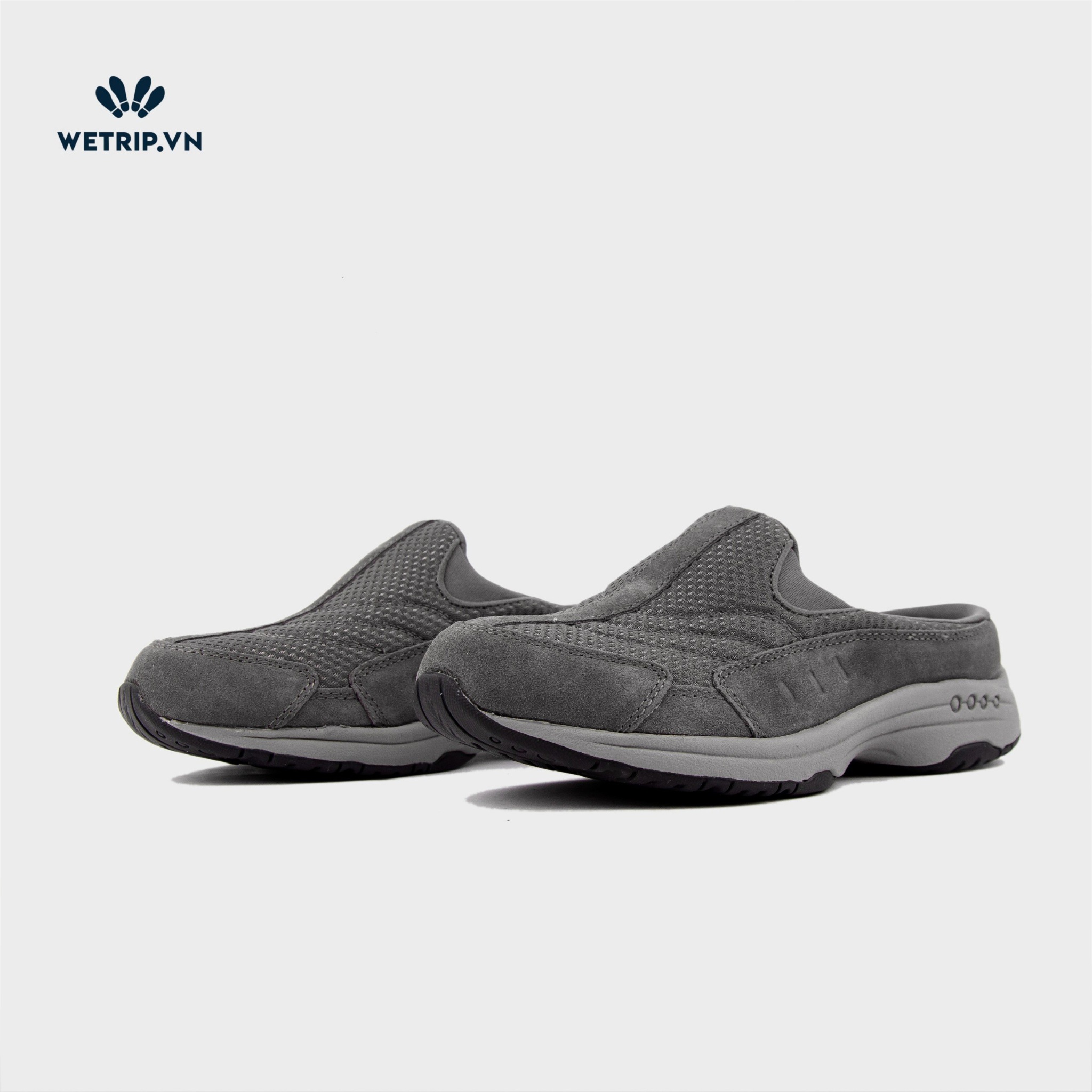 Traveltime clogs Easy Spirit (Xám Kẻ) Mã GL-EAS-003-M4-W