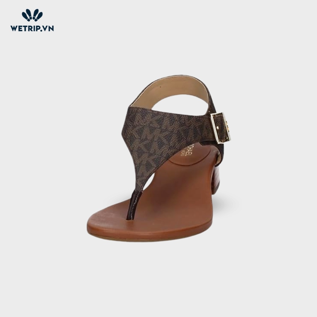 Sandal Cao Gót Wetrip_MKs (Nâu Quai Chữ) Mã SDCG-MK-003-B1