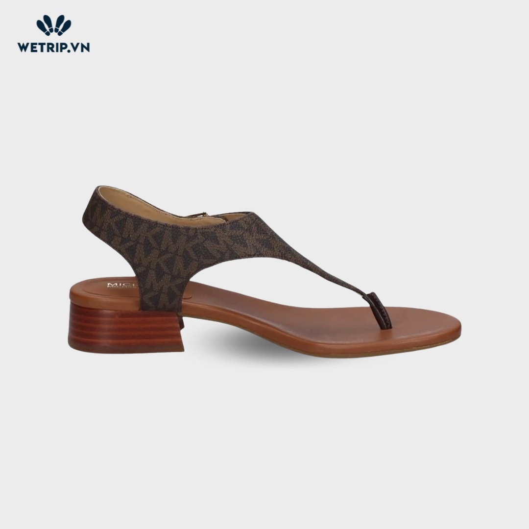 Sandal Cao Gót Wetrip_MKs (Nâu Quai Chữ) Mã SDCG-MK-003-B1