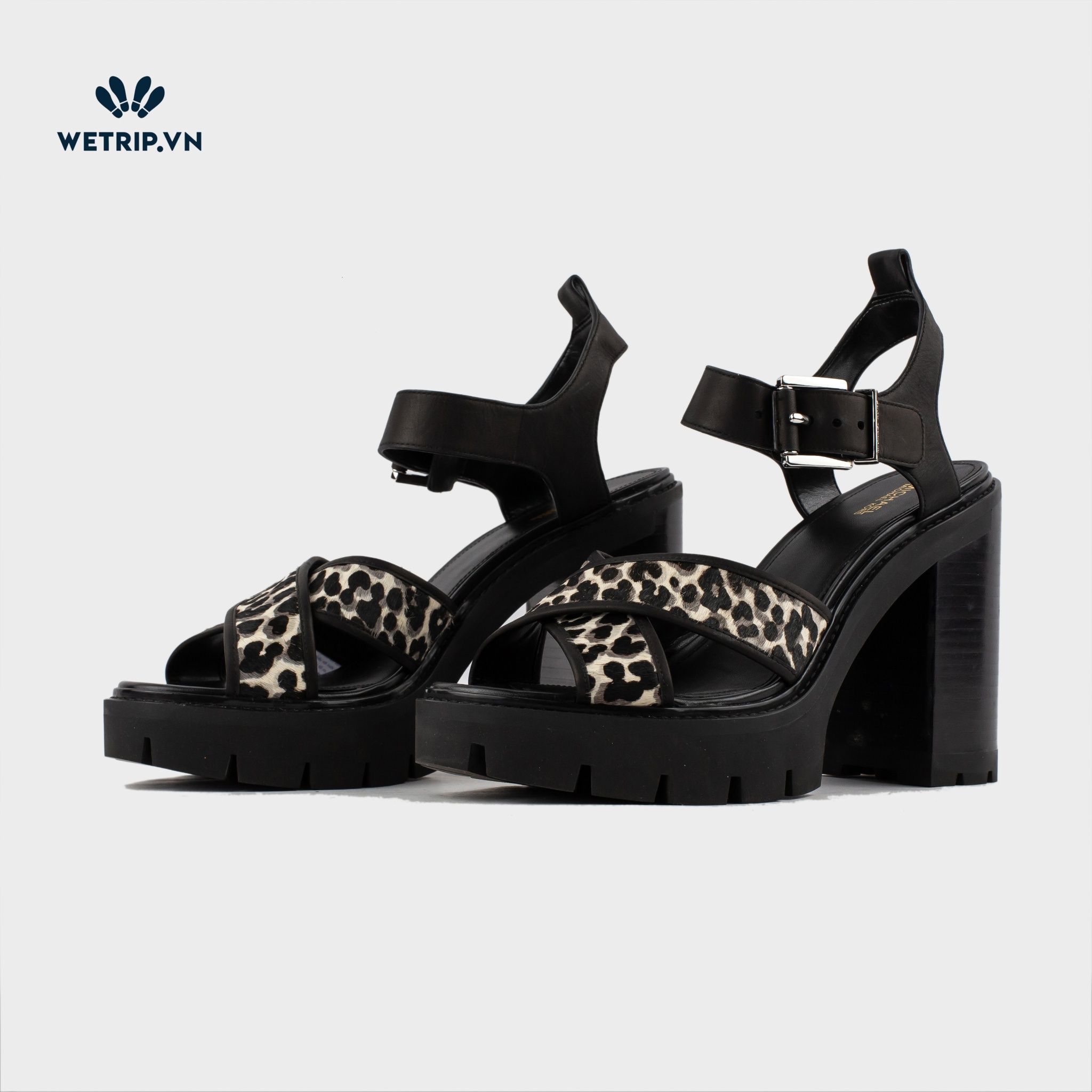 Sandal Cao Gót Wetrip_MKs (Đen Đốm) Mã SDCG-MK-044-A