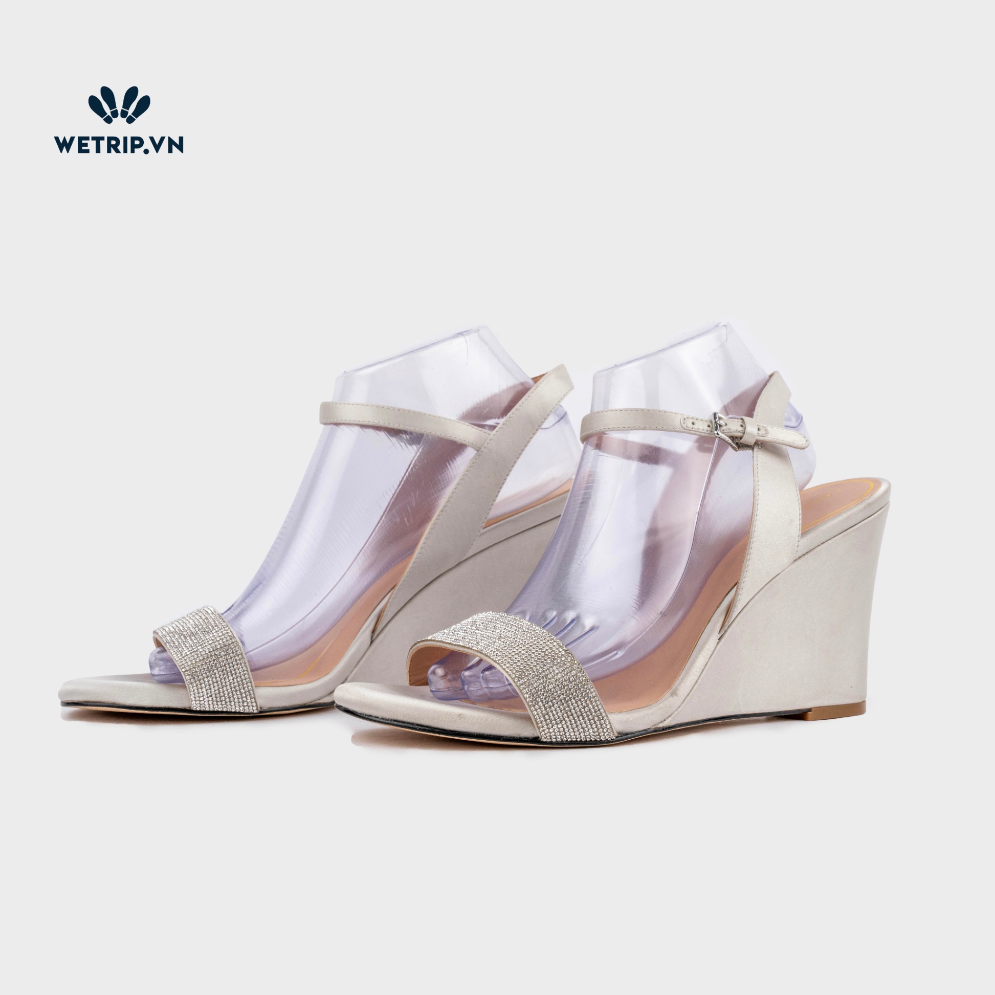 Sandal Xuồng Cole Haan (Ghi đính đá) Mã SDX-COHA-001-A