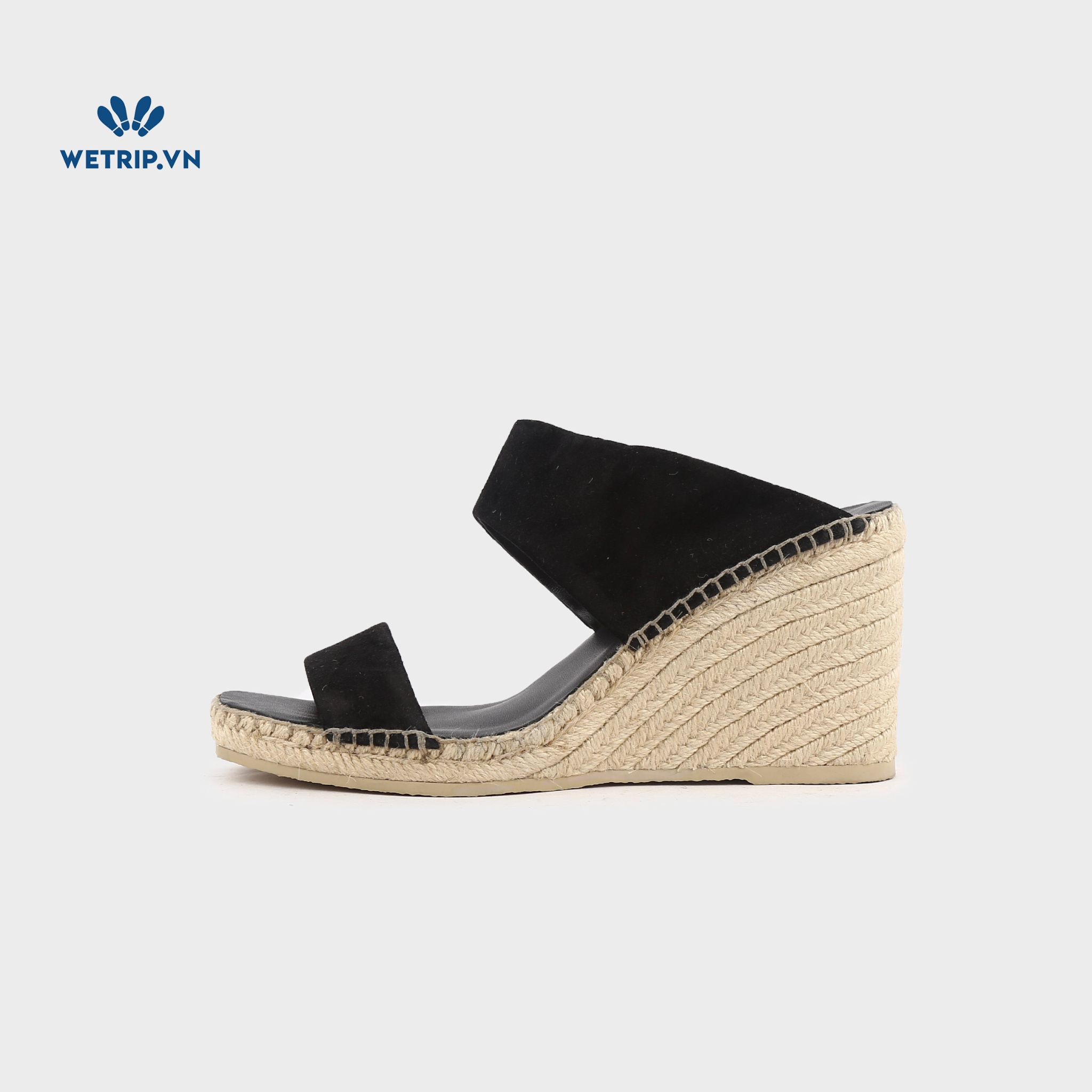Sandal Xuồng Vince (Quai Đen) Mã SDX-VINC-001-A
