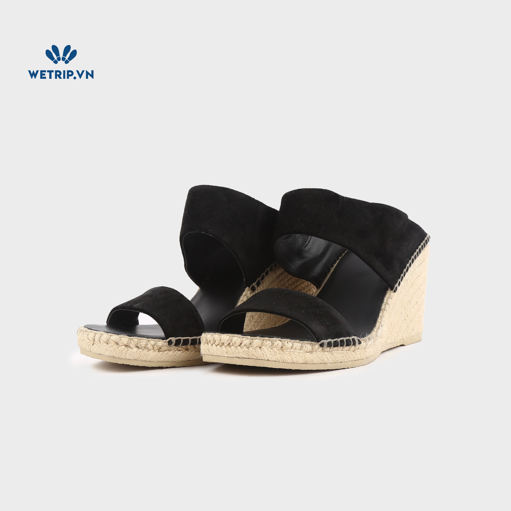 Sandal Xuồng Vince (Quai Đen) Mã SDX-VINC-001-A