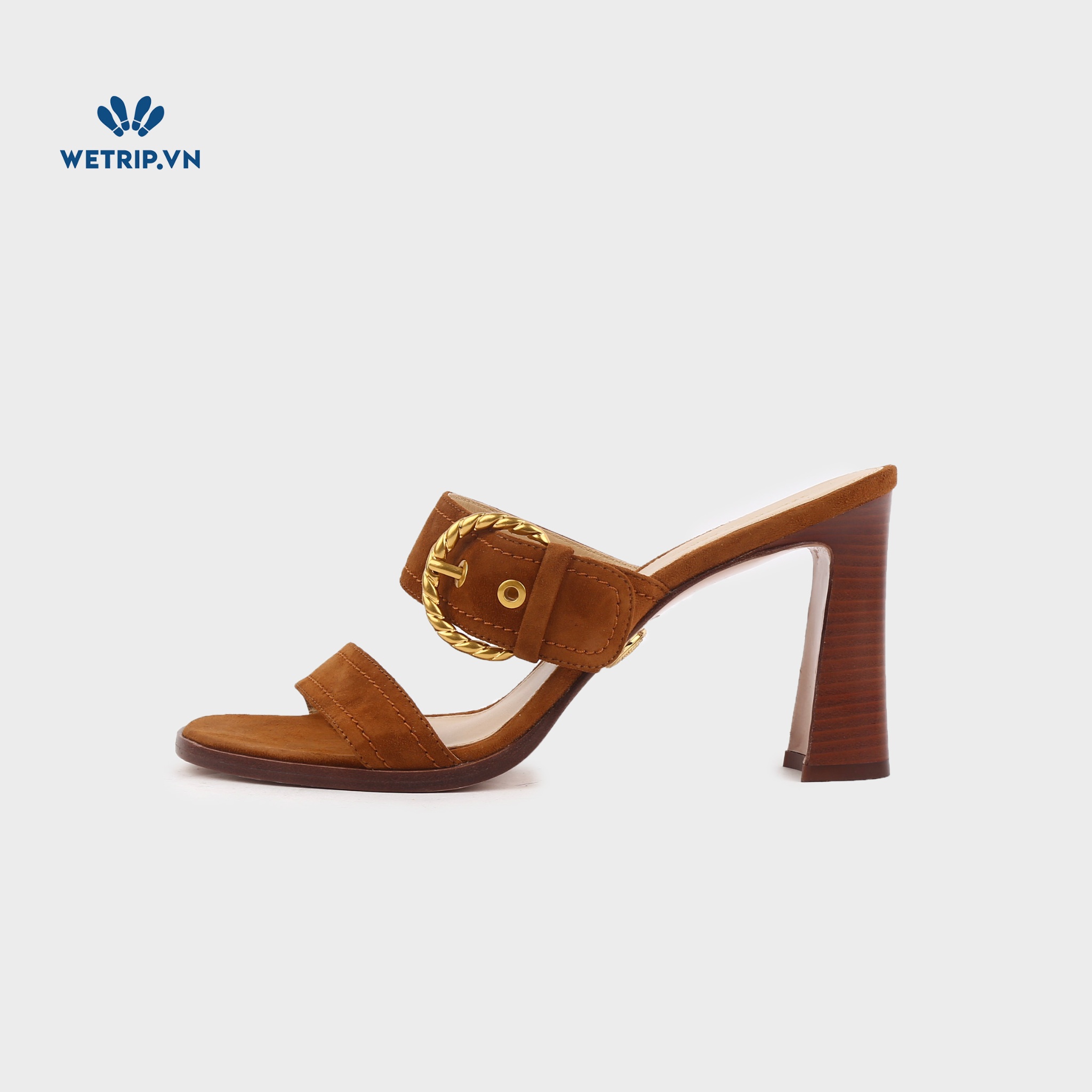 Sandal Cao Gót Veronica Beard (Nâu) Mã SDCG-VAB-002-A