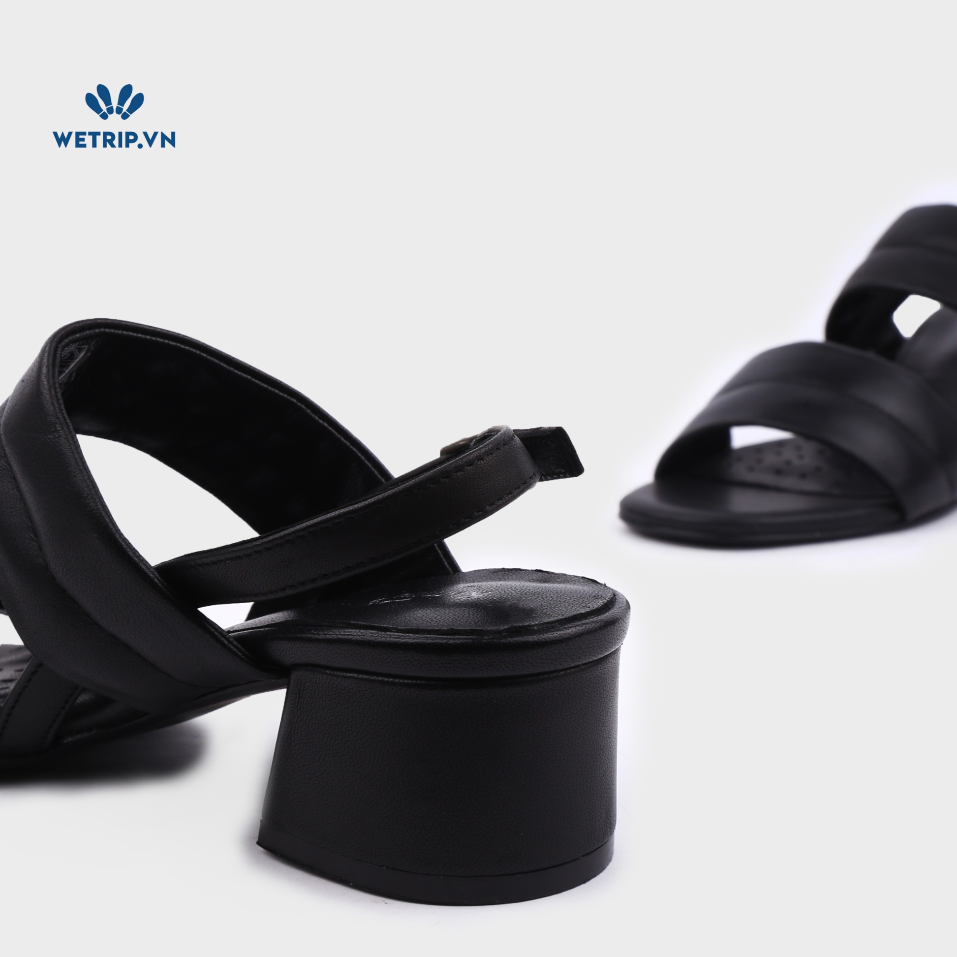 Sandal Cao Gót KUMO TARA (Đen) SDCG-KUMO-006-A