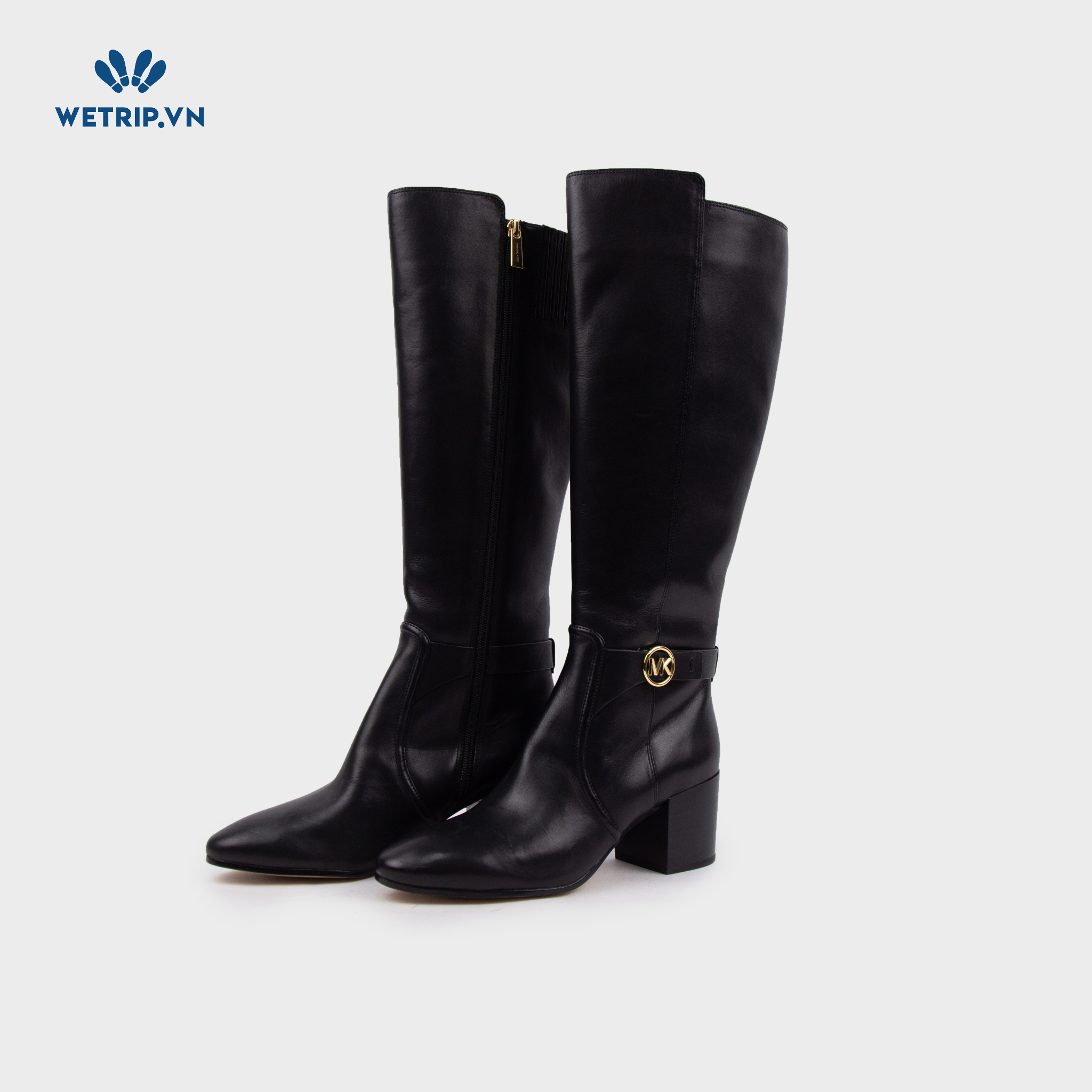 Boots Đầu Gối Cao Gót Wetrip_MKs (Đen) Mã BDG-CG-MK-004-A